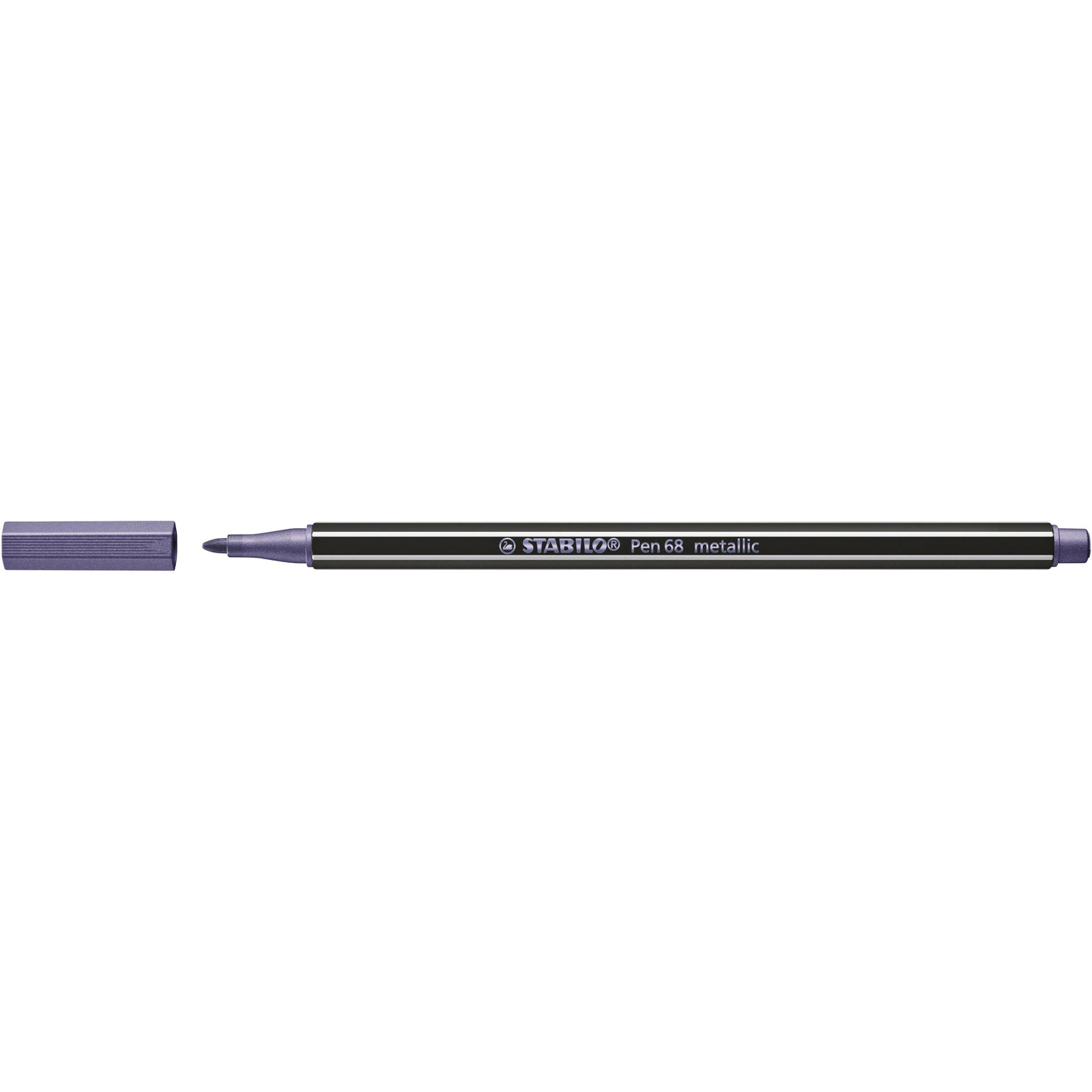 Stabilo - Feutre Pen 68/855 lilas métallisé moyen