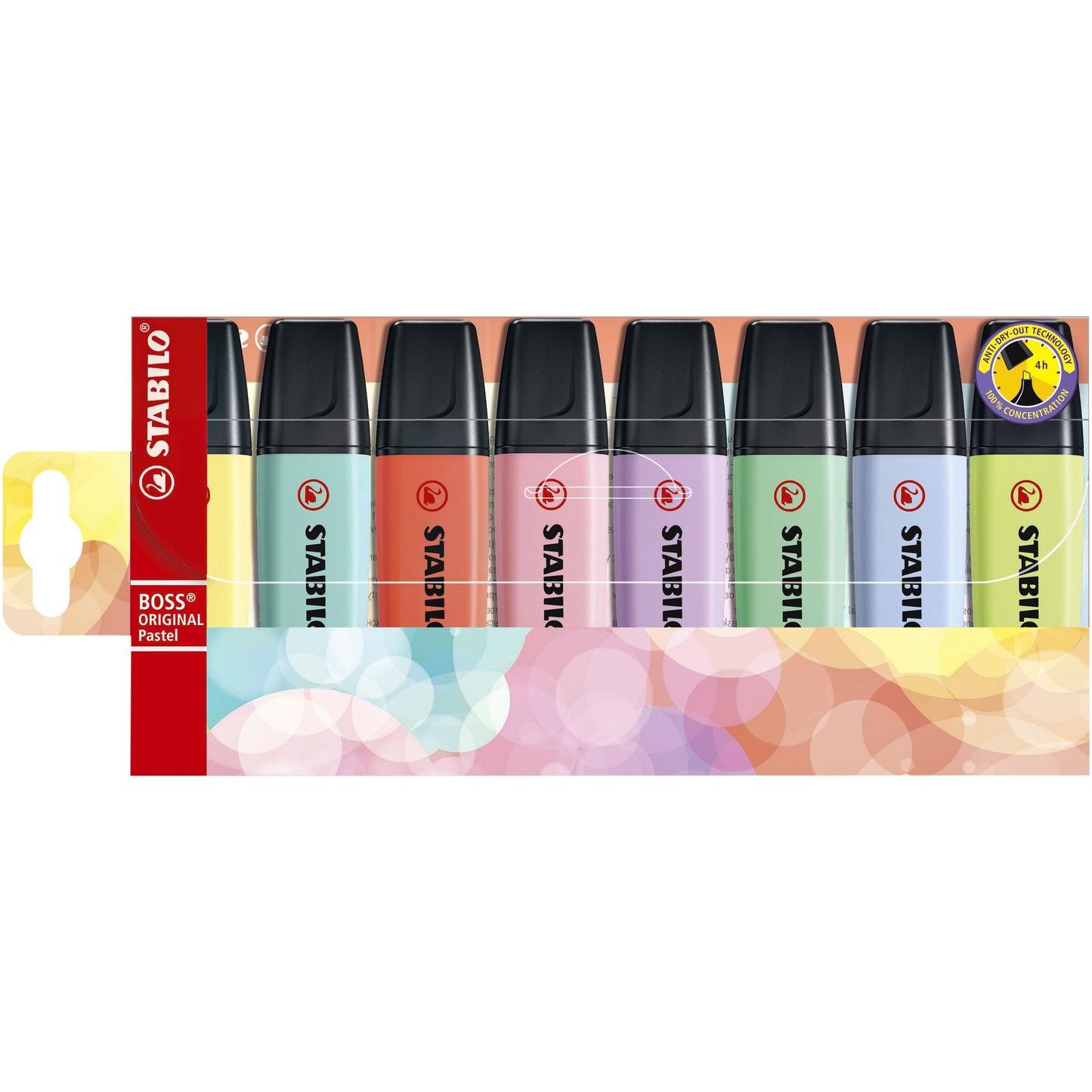 Stabilo - Markeerstift boss 70/8 8st pastel assorti | 5 stuks