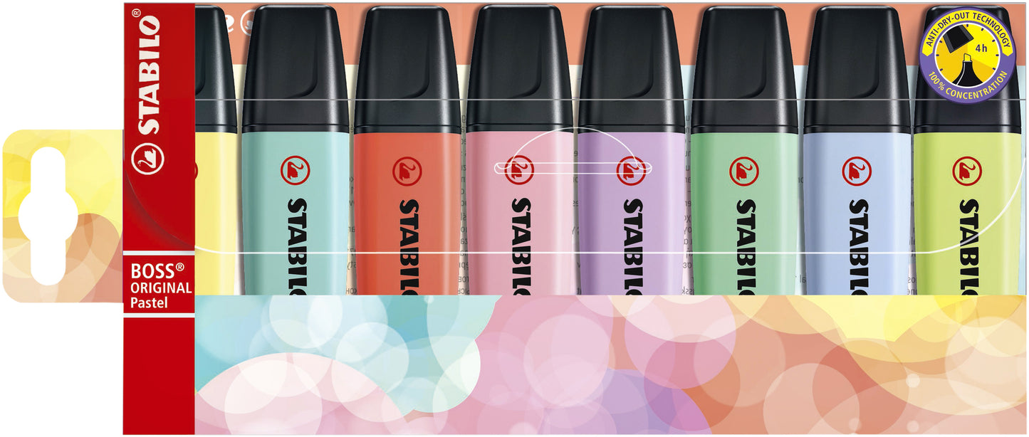 Stabilo - Markeerstift BOSS Original 70/8 pastel assorti etui à 8 stuks