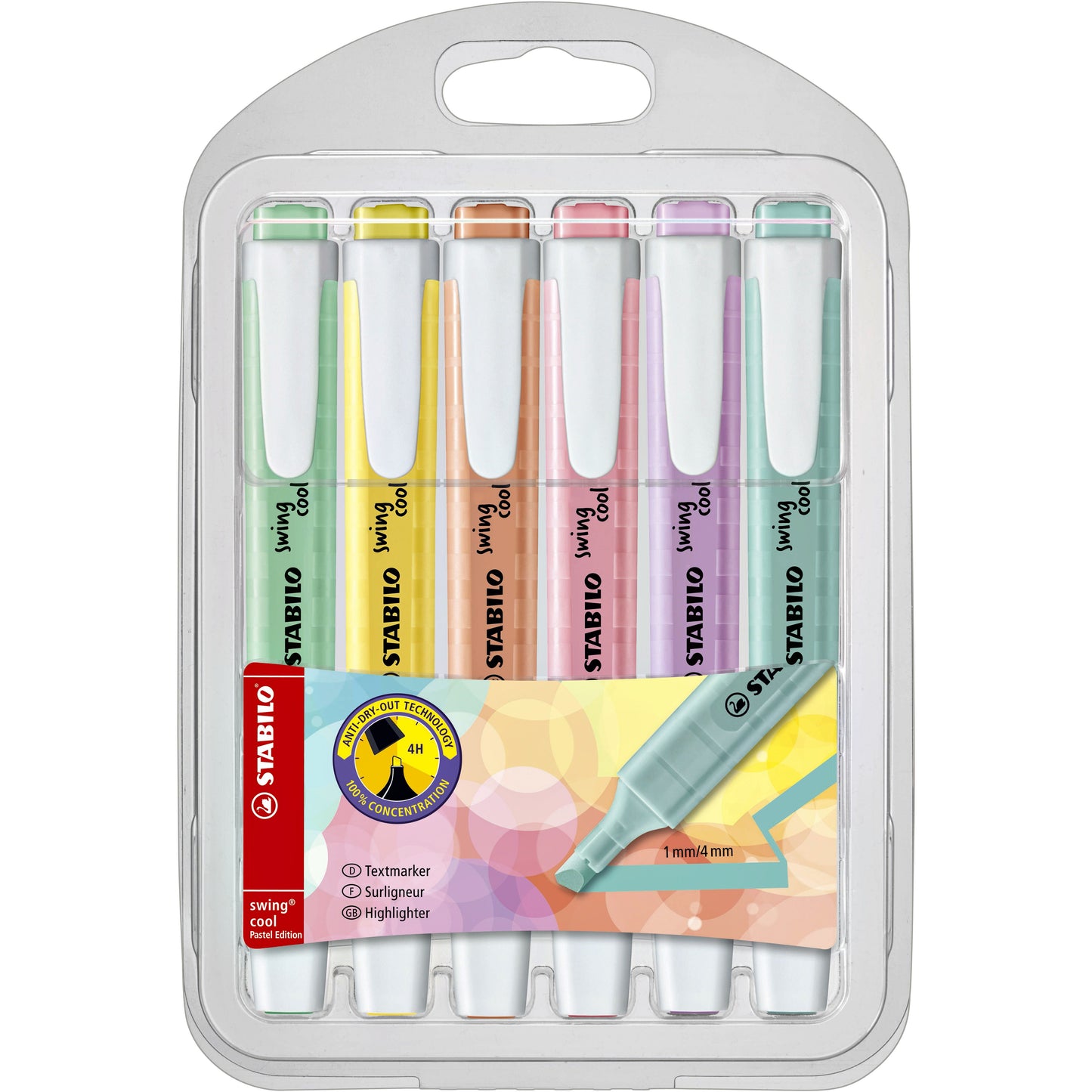 Stabilo - Markeerstift swing cool 275/6 6st pa ass | 5 stuks