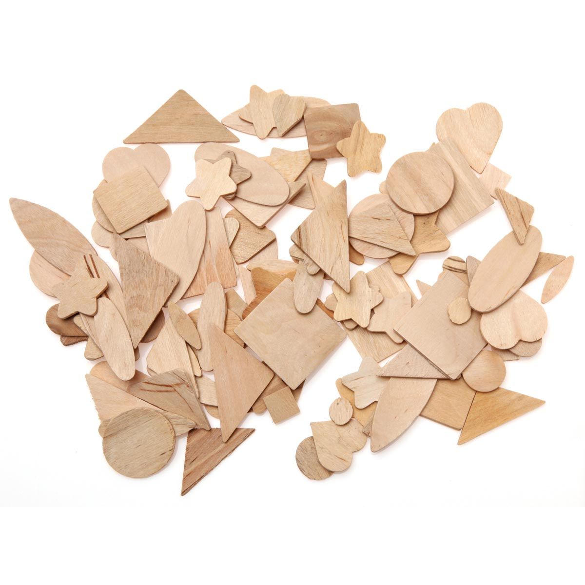 Bouhon - mengeling stuk hout, set van 100 stuks
