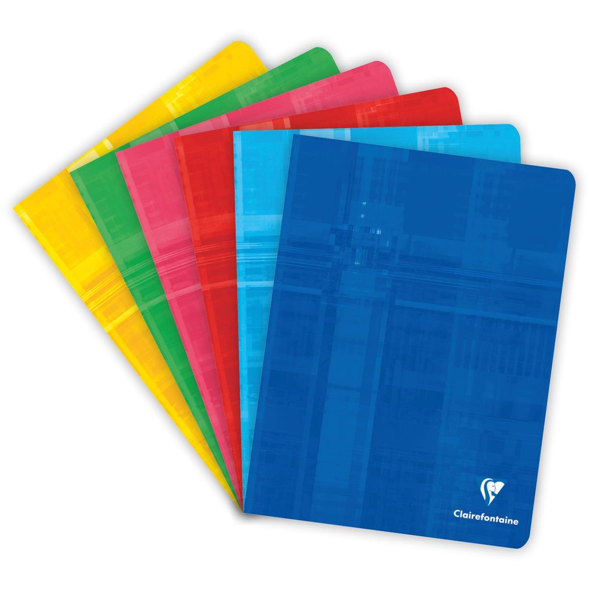 Clairefontaine – Metrisches Notizbuch, ft 17 x 22 cm, 96 Seiten, Seyès, verschiedene Farben