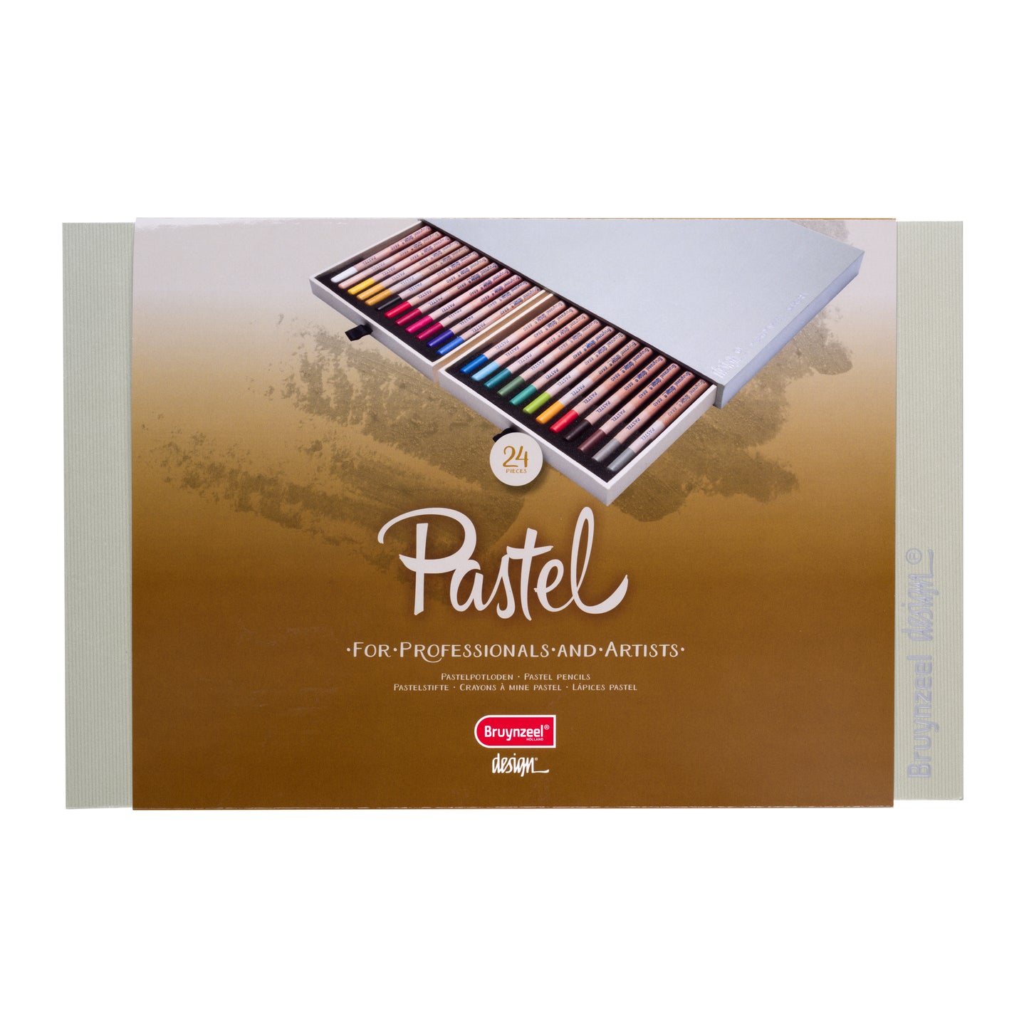 Bruynzeel - Crayons de couleur 8840 Design pastel 24 pièces assorties