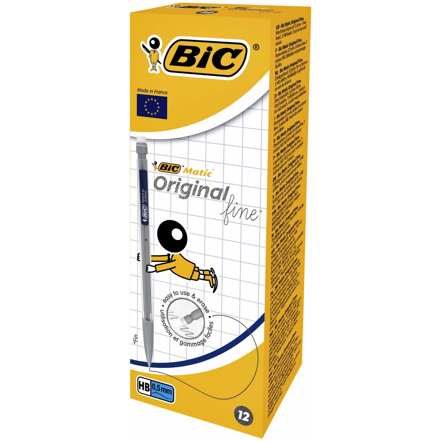 Bic - Porte-mine Matic original HB 0,5mm | 12 pièces