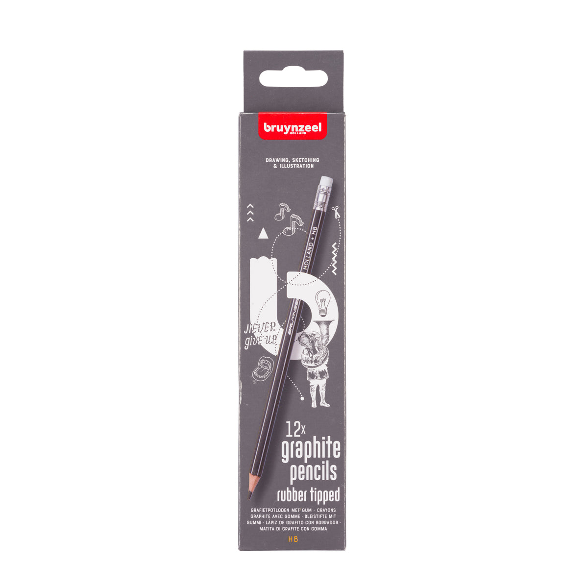 Bruynzeel - Crayons Teens 6 duretés