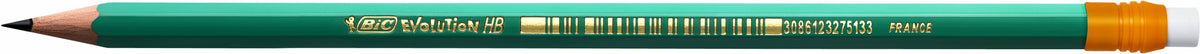 Bic Ecolutions - Crayon bic évolution ecolutions 655 hb avec pointe gomme | 12 pièces