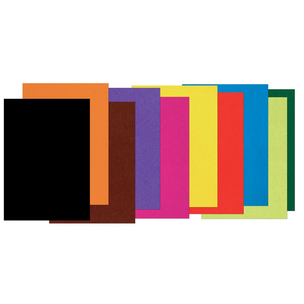 Klika – Farbiges Zeichenpapier, 120 g, ft 21 x 29,7 cm, A4, verschiedene Farben, Packung mit 500 Blatt