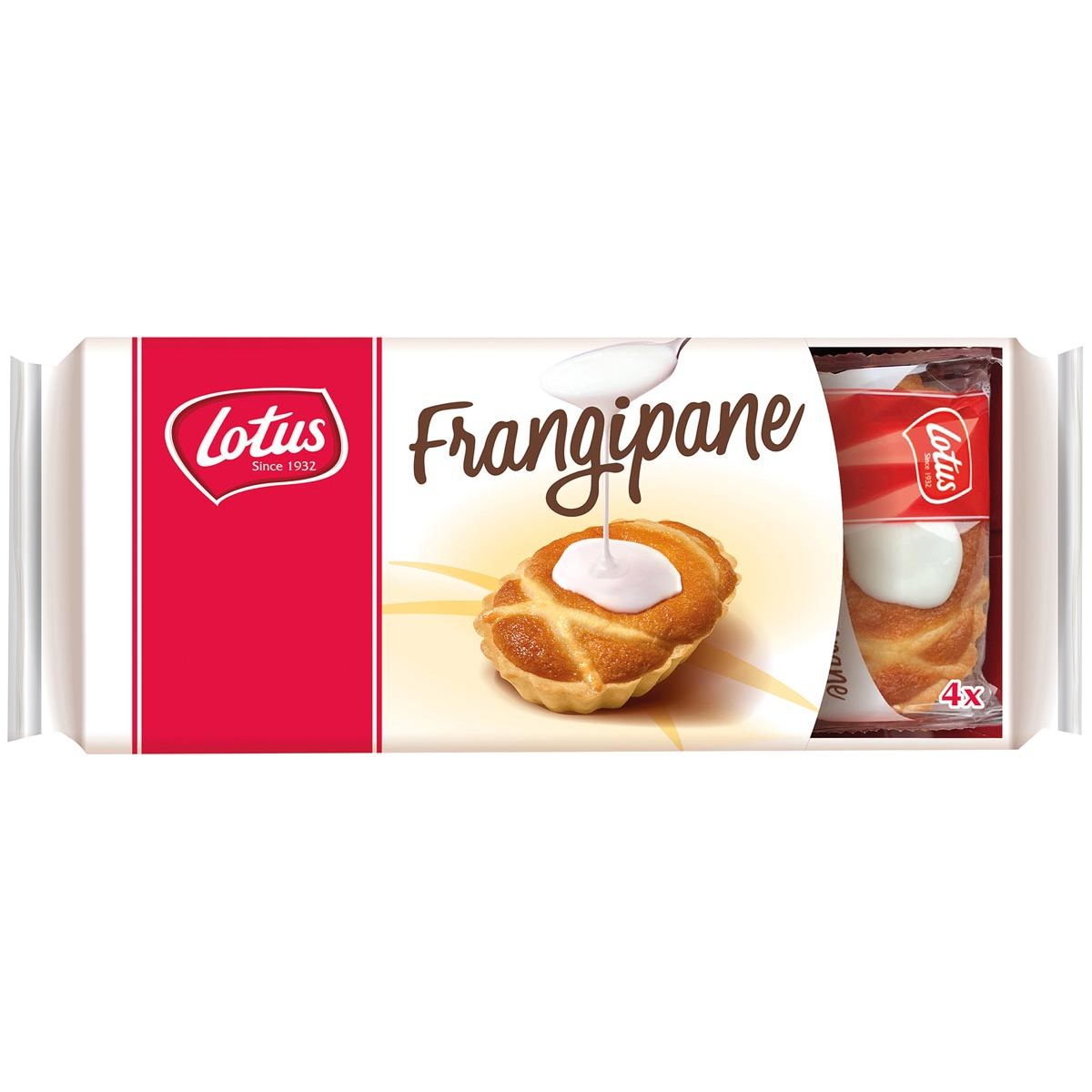 Lotus - Frangipane, 52 g, paquet de 4
