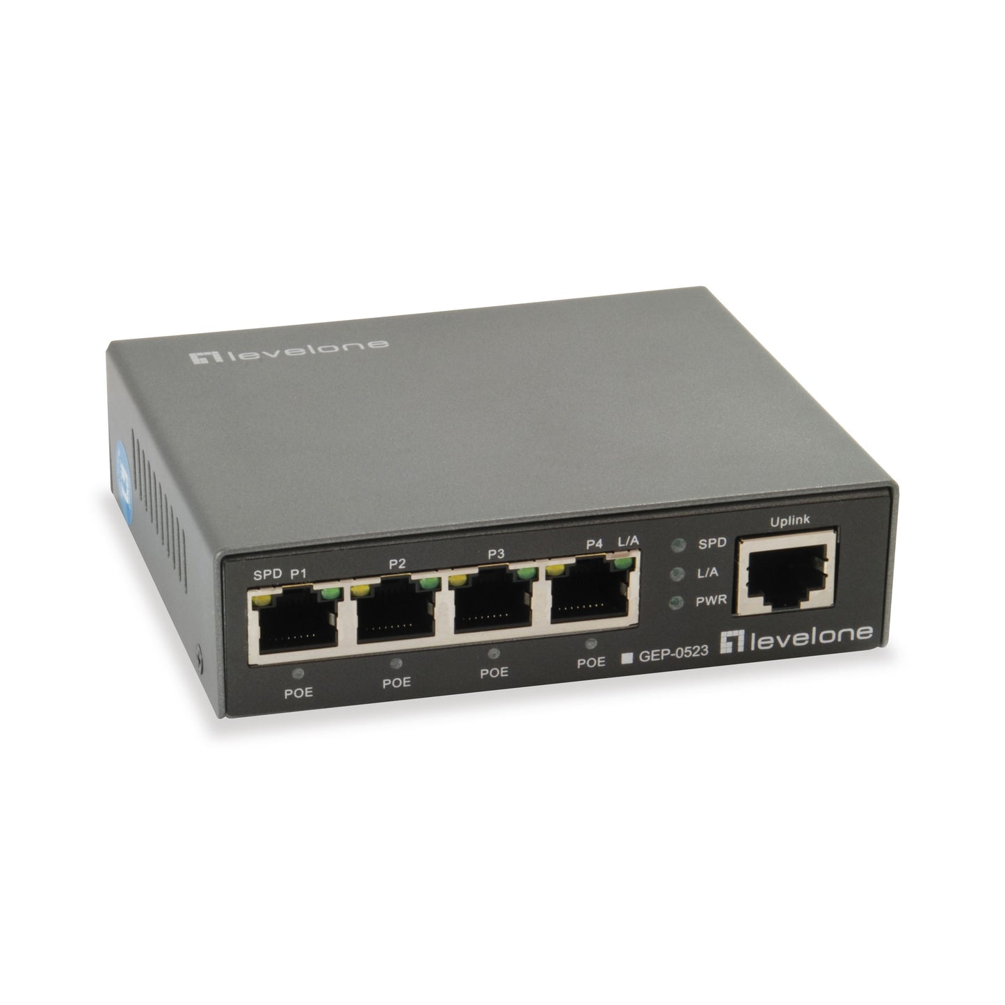 LEVEL ONE - LevelOne GEP-0523 netwerk-switch Gigabit Ethernet (10/100/1000) Power over Ethernet (PoE) Zwart