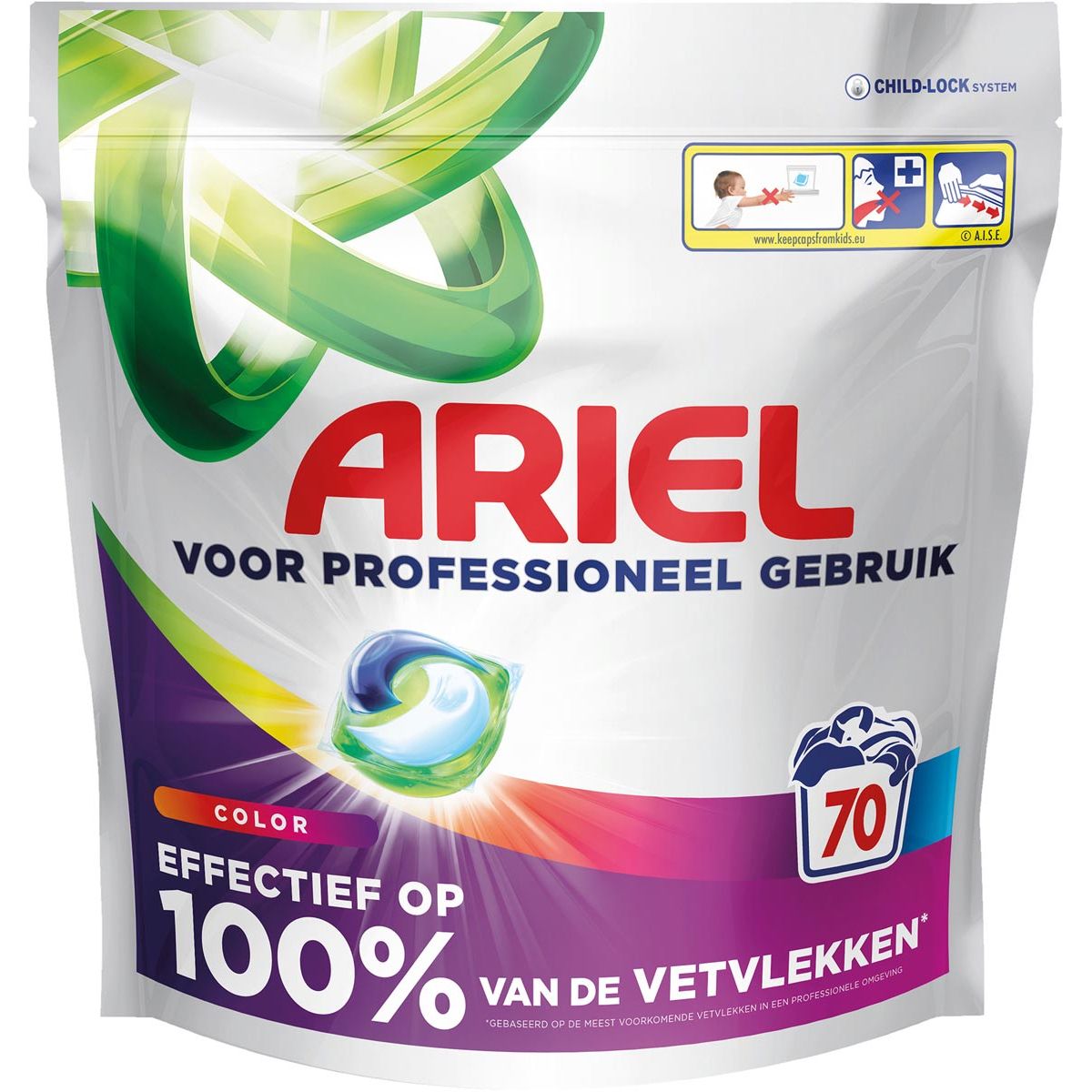 Ariel - Professional Formula All-in-1 Color wascapsules, pak van 70 stuks
