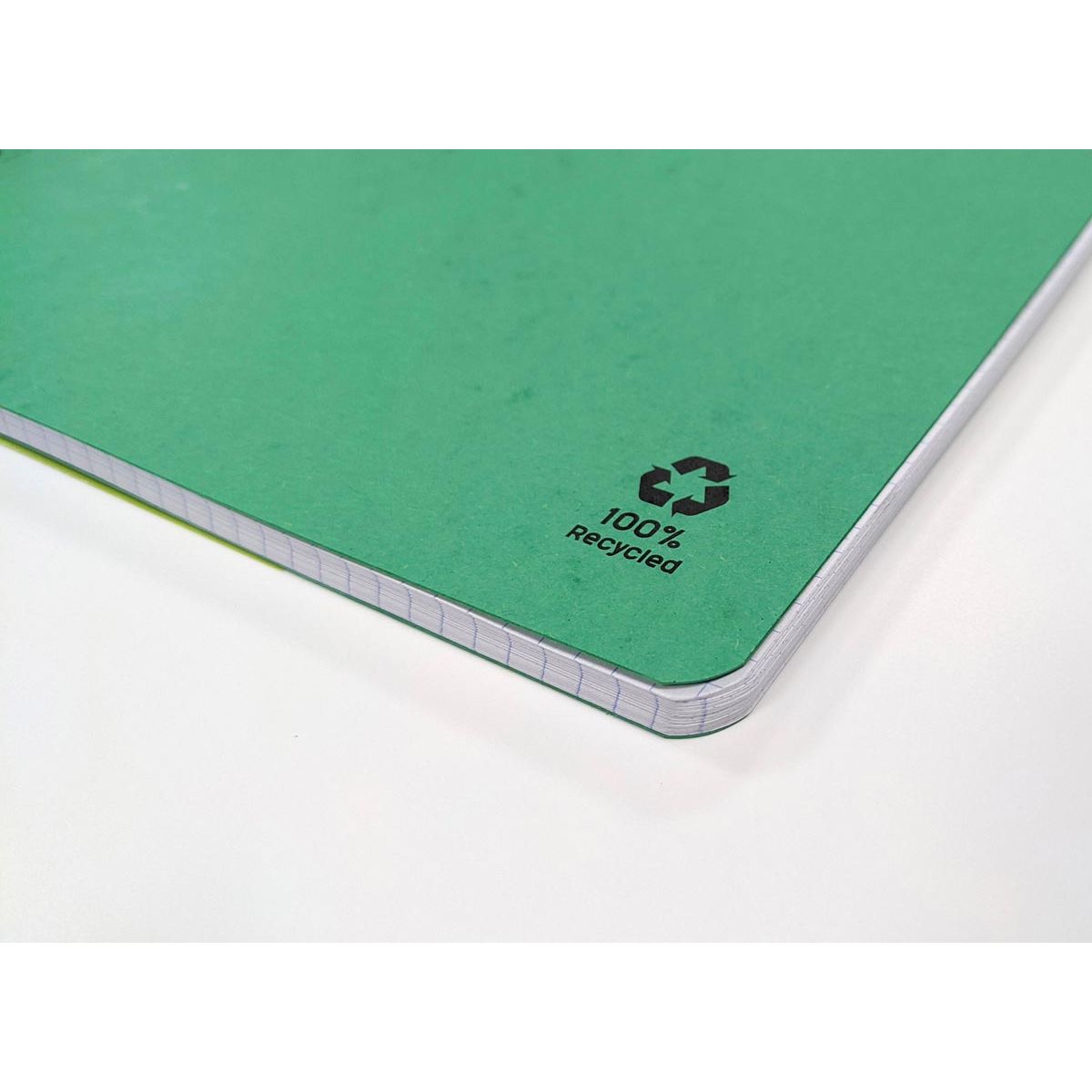 Clairefontaine - Cahier à spirale FOREVER, recyclé, A4, 90g, 120 pages, ligné, couleurs assorties