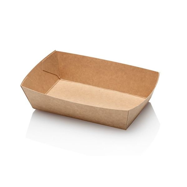 Kraft - Snackbehälter A9 120x70x35mm 50 Stück