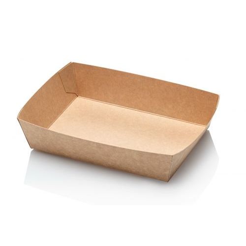 Kraft - Snackbehälter A50 160x110x40mm 100 Stück