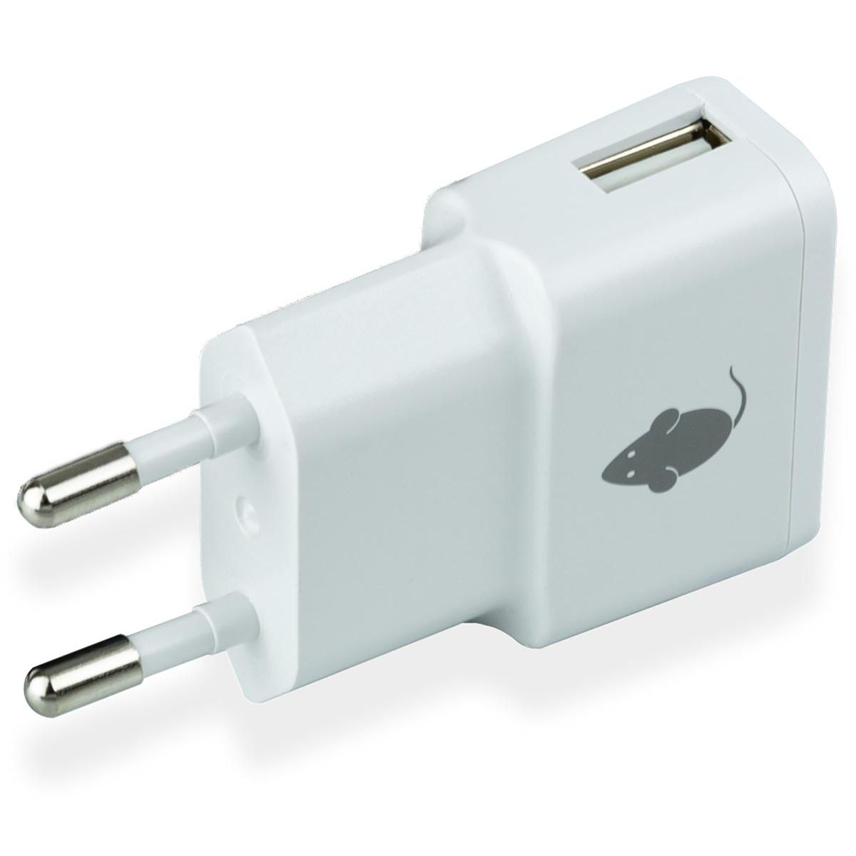 Greenmouse - oplader USB-A, wit