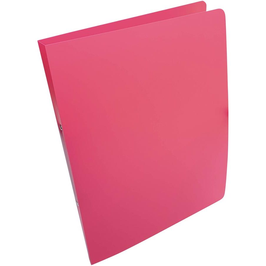 Alpha - classeur à anneaux, pour ft A4, en PP, 2 anneaux de 16 mm, rose