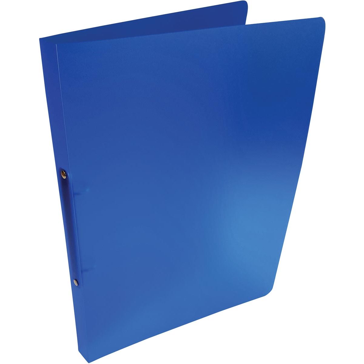 Alpha - ringmap, voor ft A4, uit PP, 2 ringen van 16 mm, transparant blauw