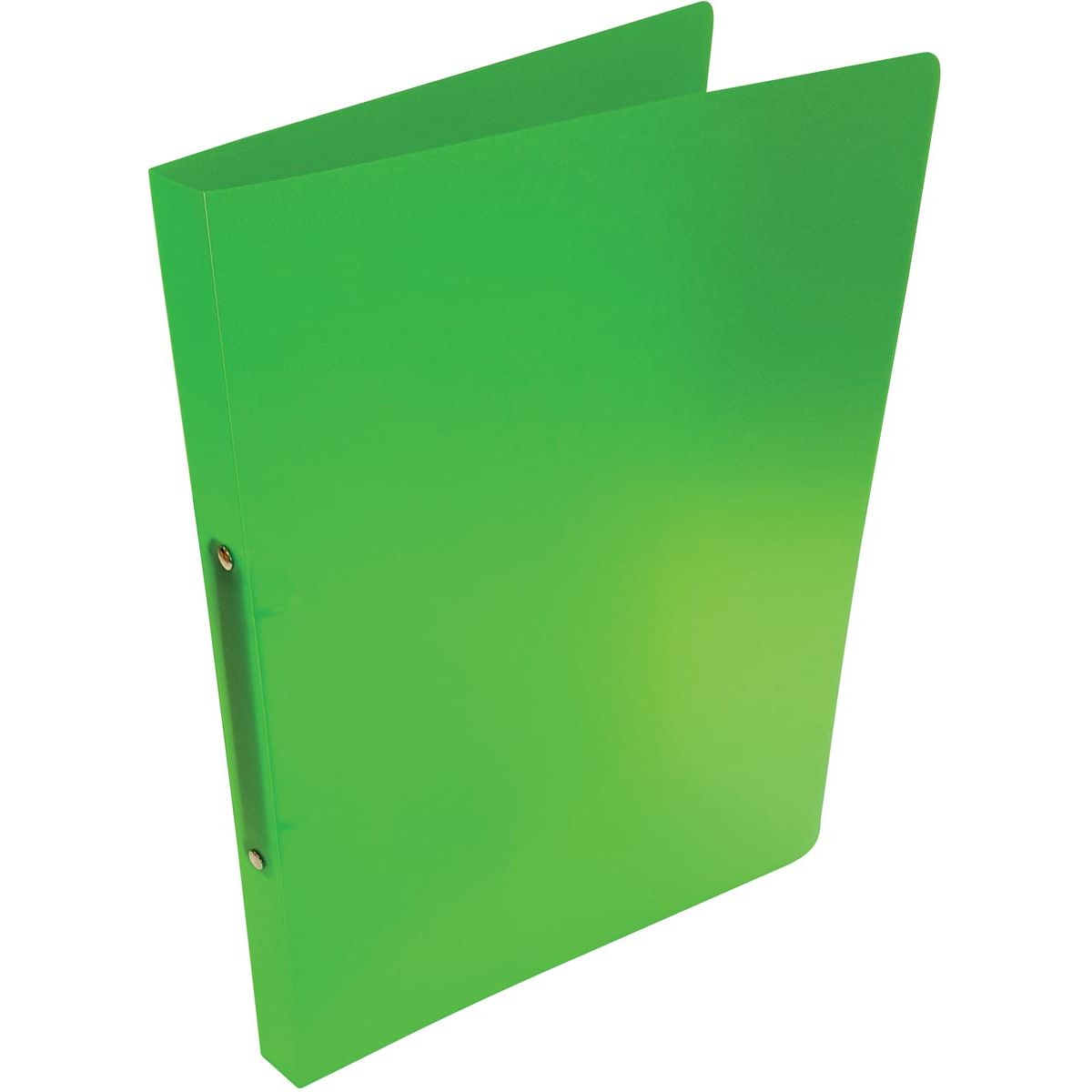Alpha - ringmap, voor ft A4, uit PP, 2 ringen van 16 mm, transparant groen