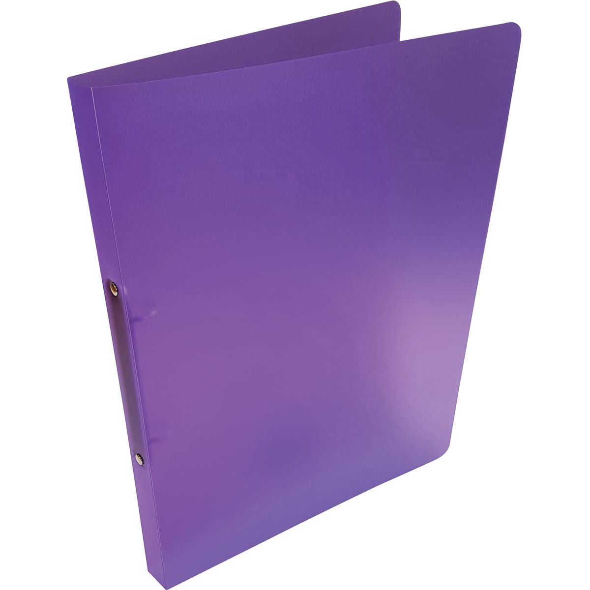 Alpha - classeur à anneaux, pour pieds A4, en PP, 2 anneaux de 16 mm, violet transparent