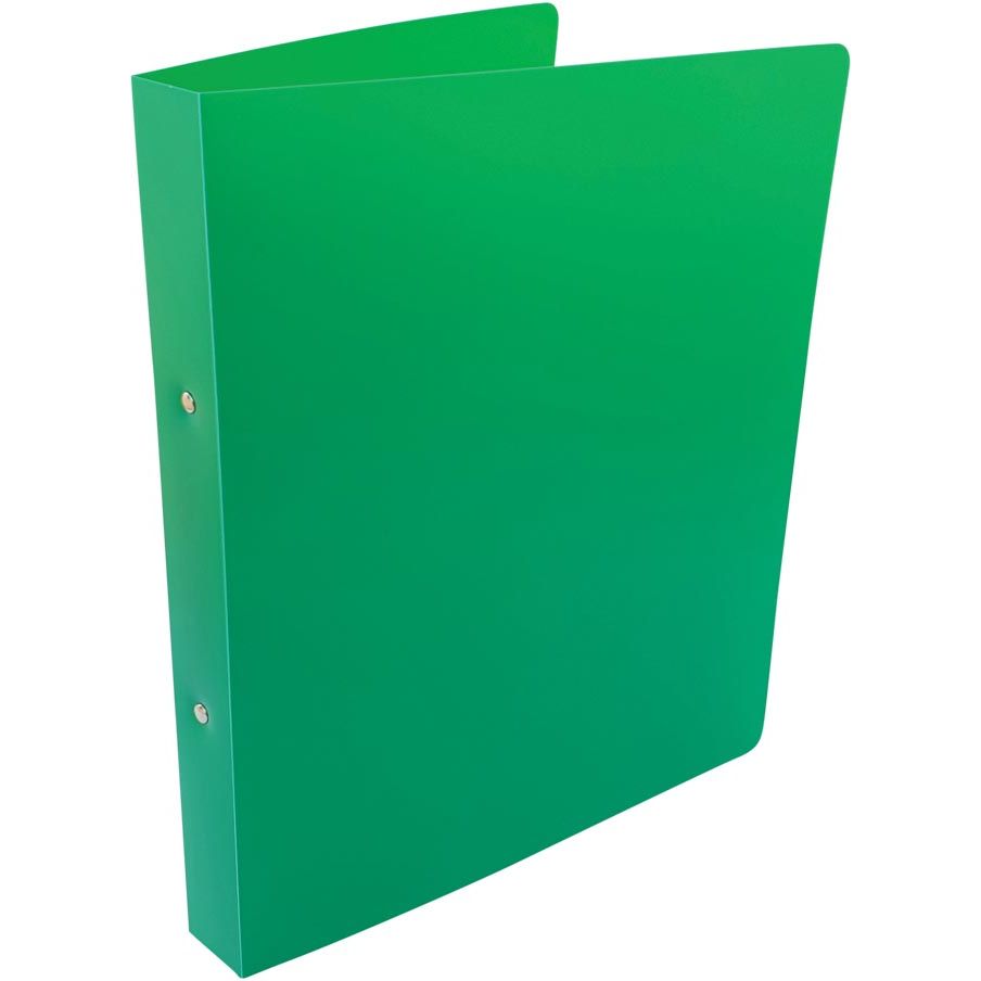Alpha - classeur à anneaux, pour pieds A4, en PP, 2 anneaux de 25 mm, vert
