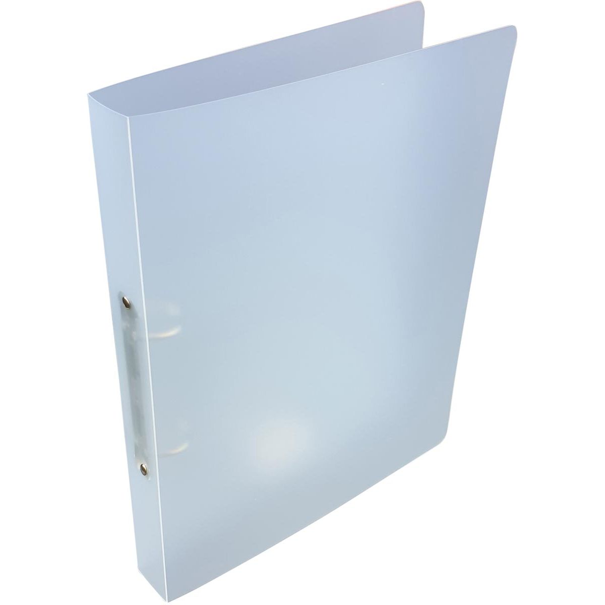 Alpha - classeur à anneaux, pour format A4, en PP, 2 anneaux de 25 mm, blanc transparent