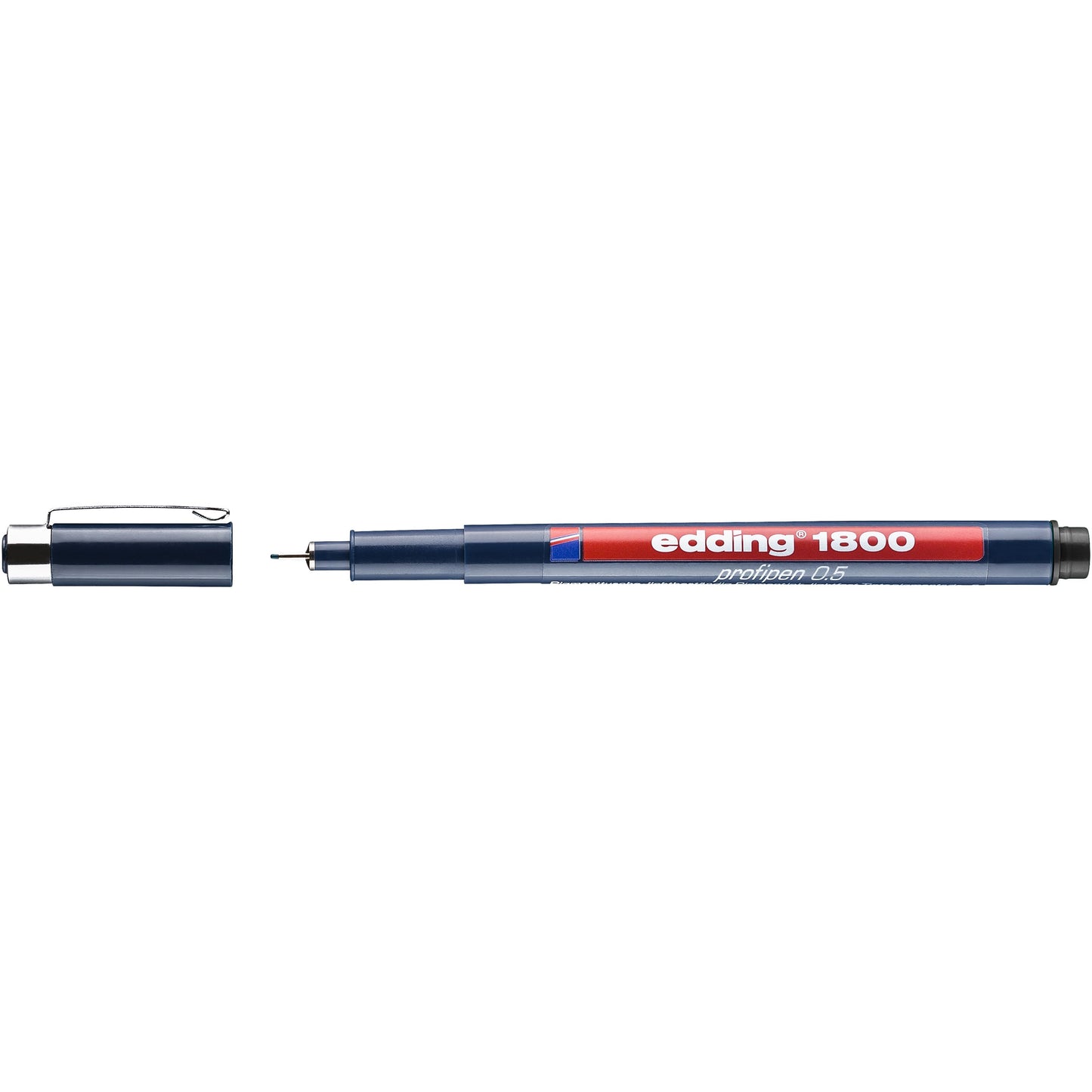 Edding - Fineliner 1800 0,5mm schwarz | 10 Stück