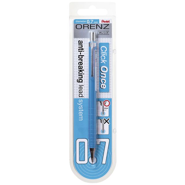 Pentel - Druckbleistift Orenz B 0,7 mm blau | 12 Stück
