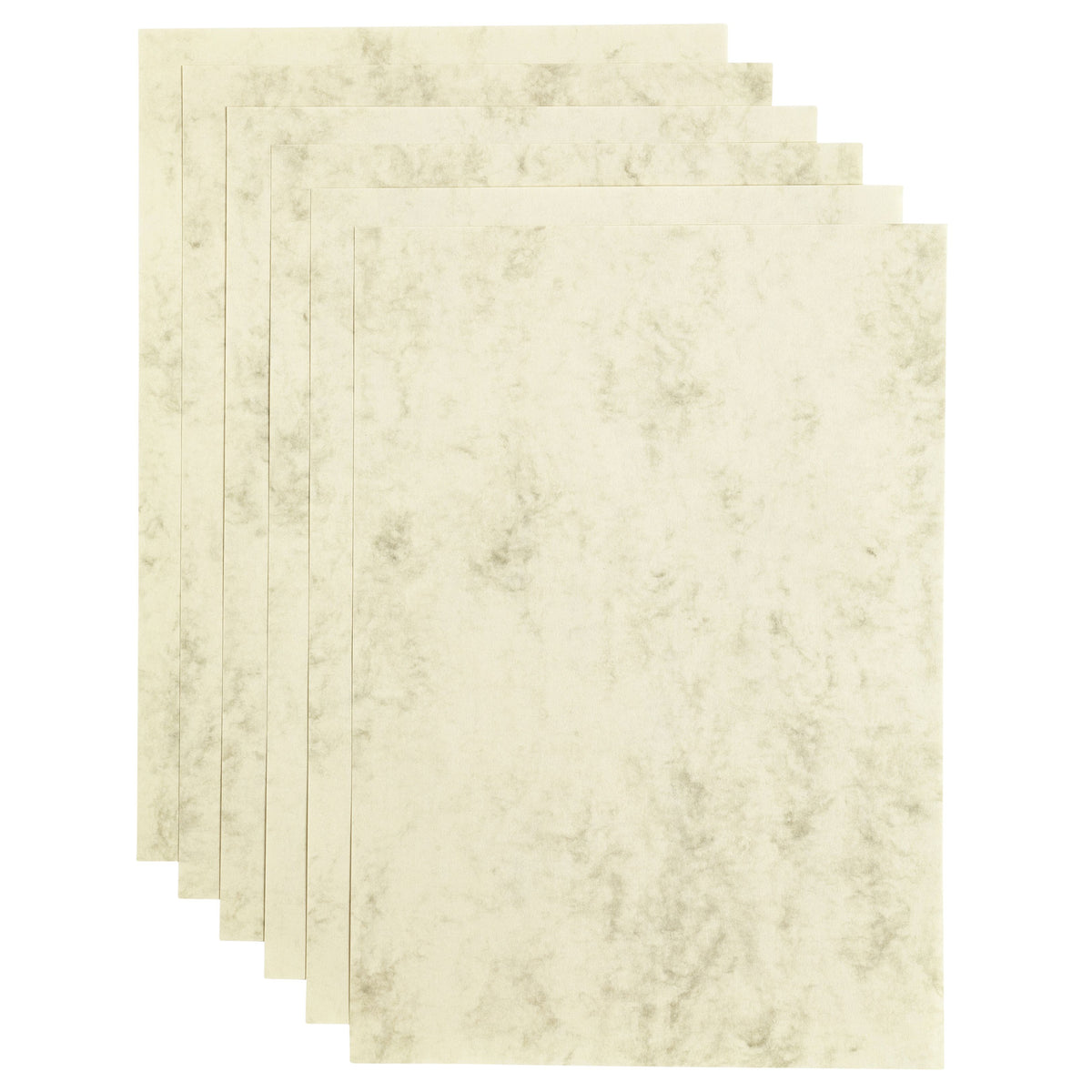 Papicolor - Papier à copier A4 90gr 12 feuilles ivoire marbré
