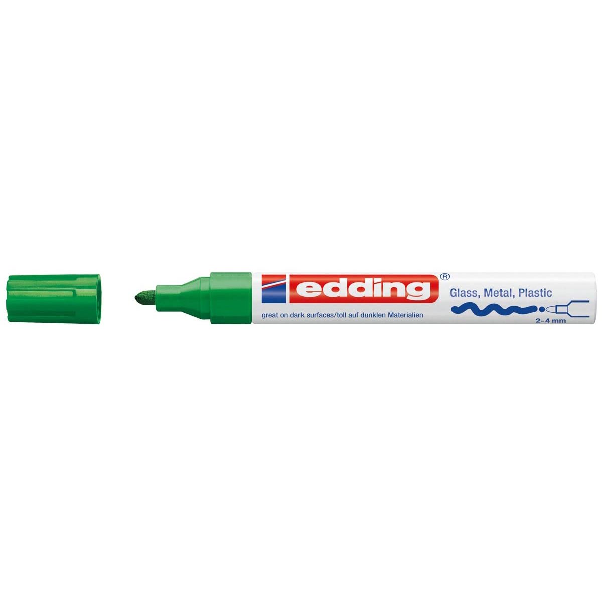 Edding - marqueur peinture brillante e-750 CR vert