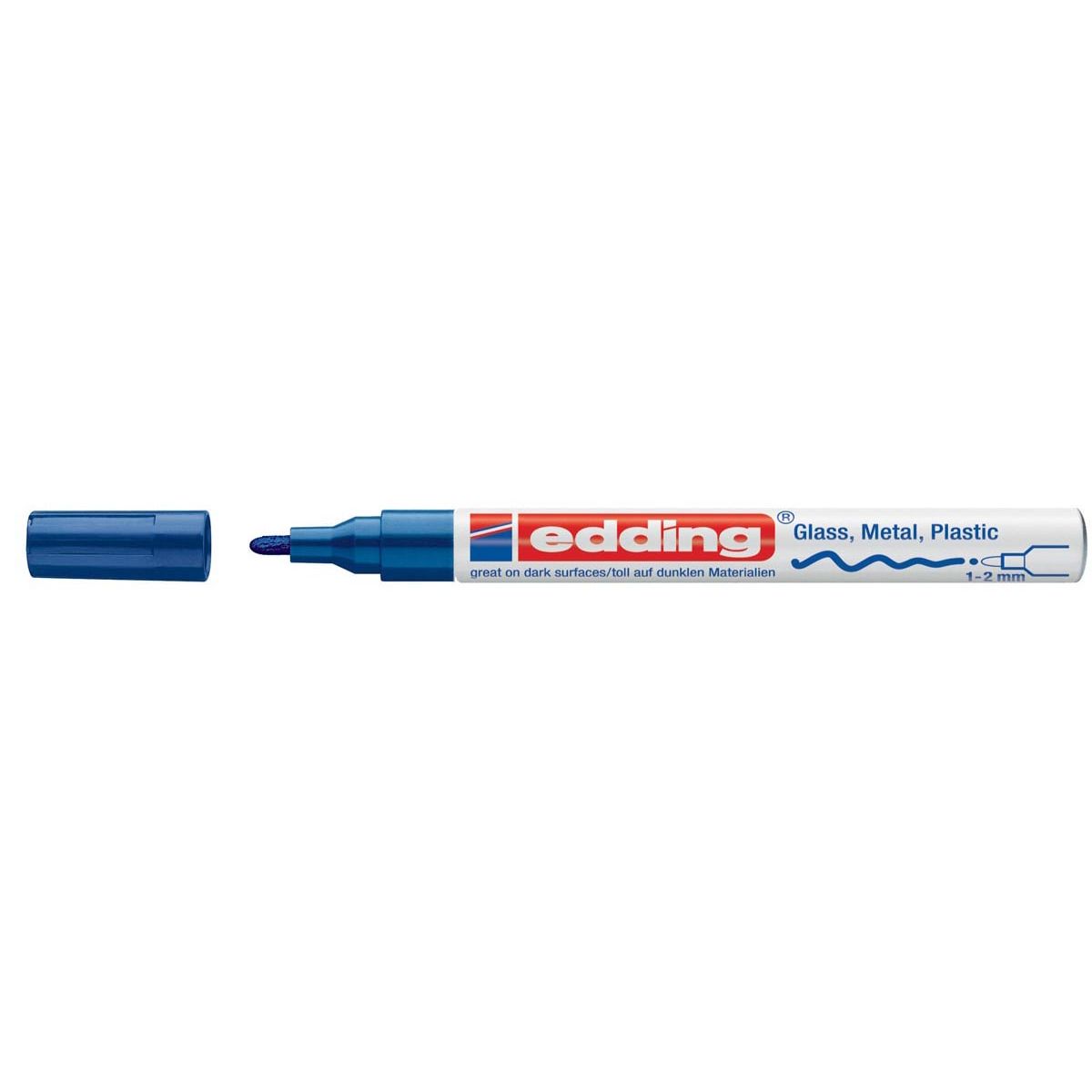 Edding - Glanzlackmarker e-751 CR blau