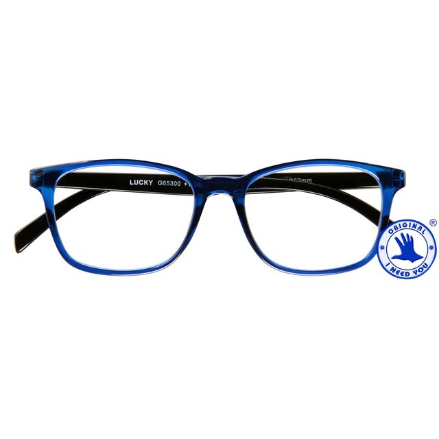 Quantore - Lunettes de lecture +1.00 dpt Lucky bleu-noir