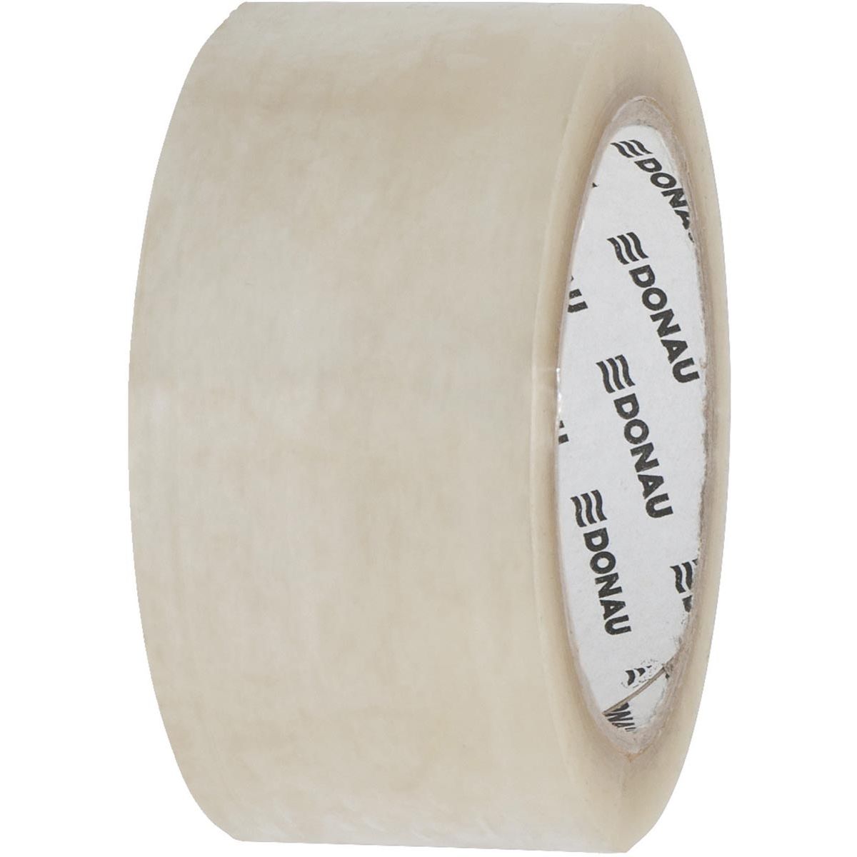 DONAU - verpakkingsplakband Hot-Melt, 50 micron, 48 x 66 m, transparant