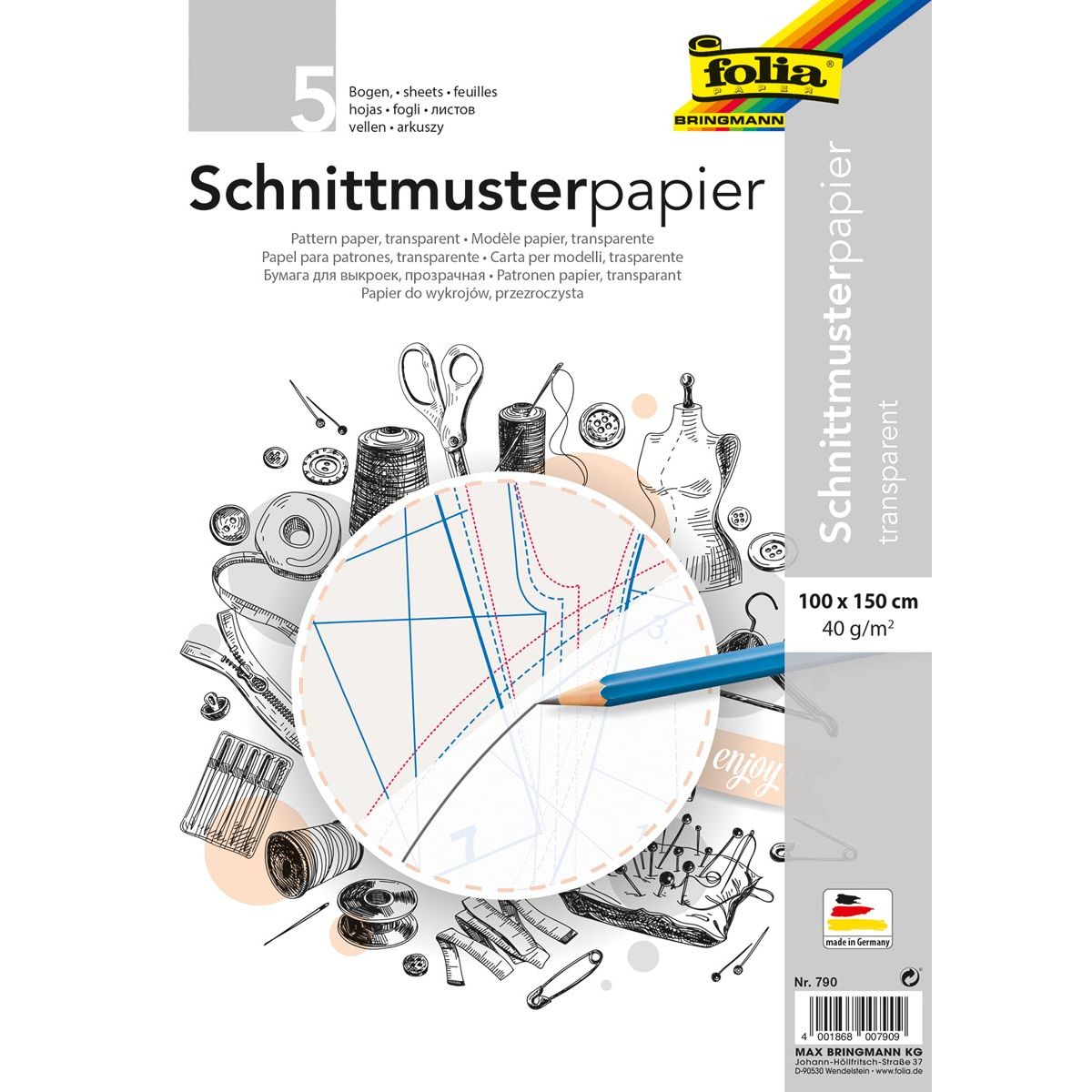 Folia - gemustertes Papier