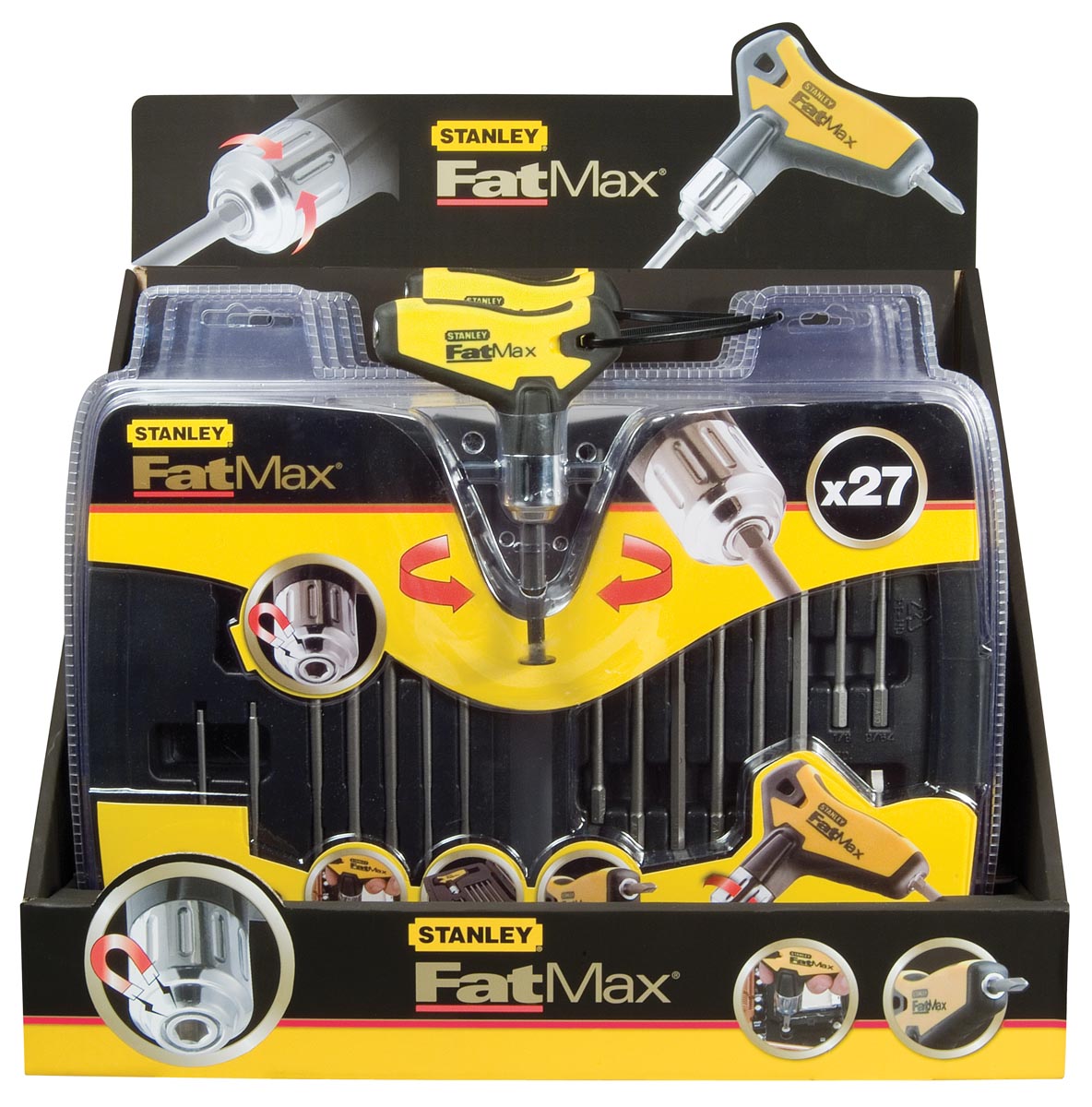 Stanley - Jeu de clés coudées FatMax, jeu de 27 pièces