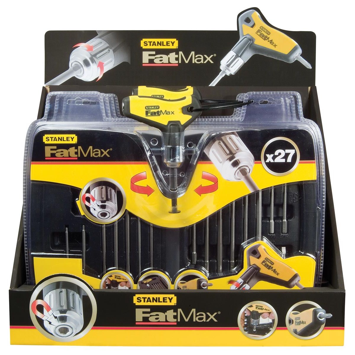 Stanley - Jeu de clés coudées FatMax, jeu de 27 pièces