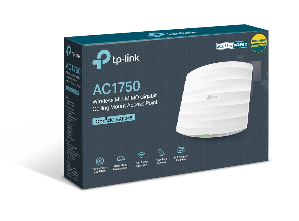TP-Link - Omada EAP245 1750 Mbit/s Wit Power over Ethernet (PoE)