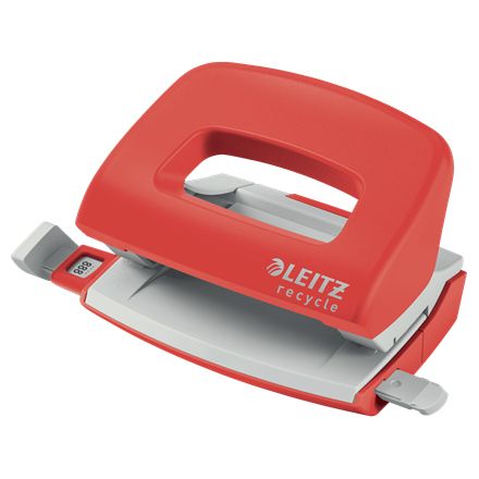 Leitz - Perforatrice Nexxt Recycle mini 10 feuilles rouge