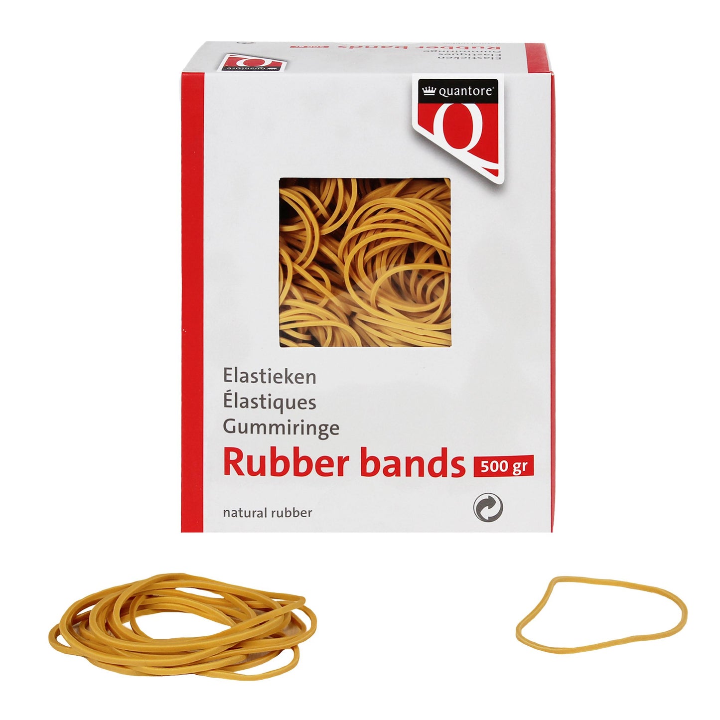 Quantore - Elastiek 16 60x1.5x1mm 500gram | 10 stuks