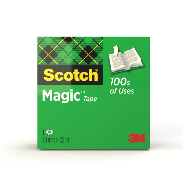 Scotch - Plakband Magic 810 19mmx33m onzichtbaar mat