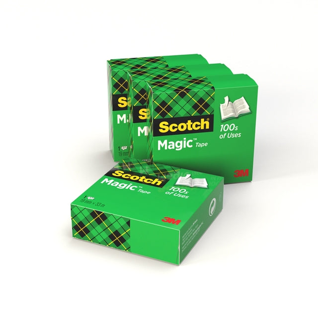 Scotch - Plakband magic 810 19mmx33m tr 4 rollen | 36 stuks