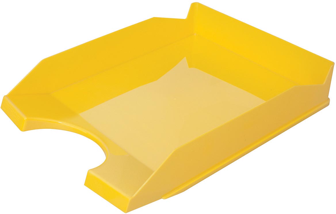 OFFICE products - brievenbakje, A4, PP, geel