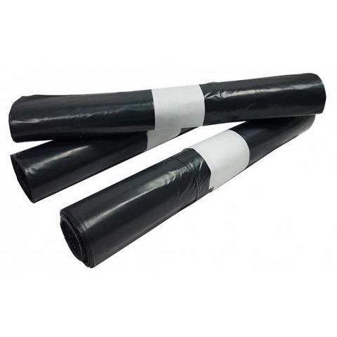 Zonder merk - Afvalzak, ft 60 x 80 cm, grijs, HDPE, 25 x rol van 20 stuks