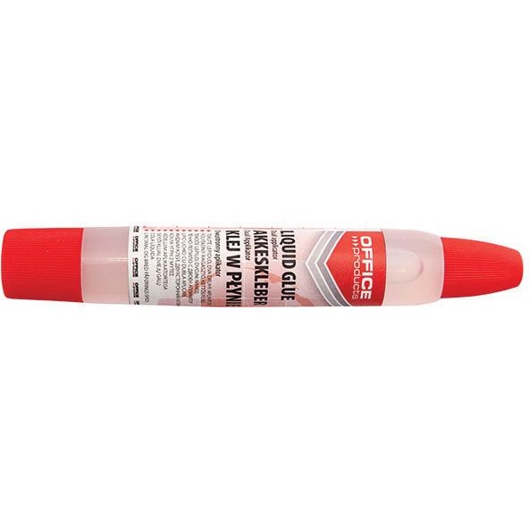 OFFICE products - vloeibaar lijm, tweezijdig, transparant, 43 ml