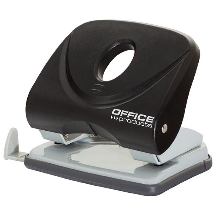 OFFICE products - perforator, 30 blad, in PP, zwart