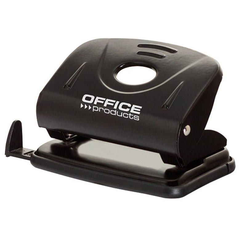 OFFICE products - perforator, 25 blad, in metaal, zwart