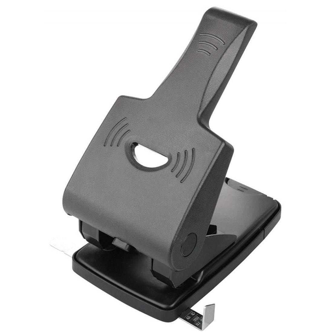OFFICE products - perforator, 65 blad, in metaal, zwart