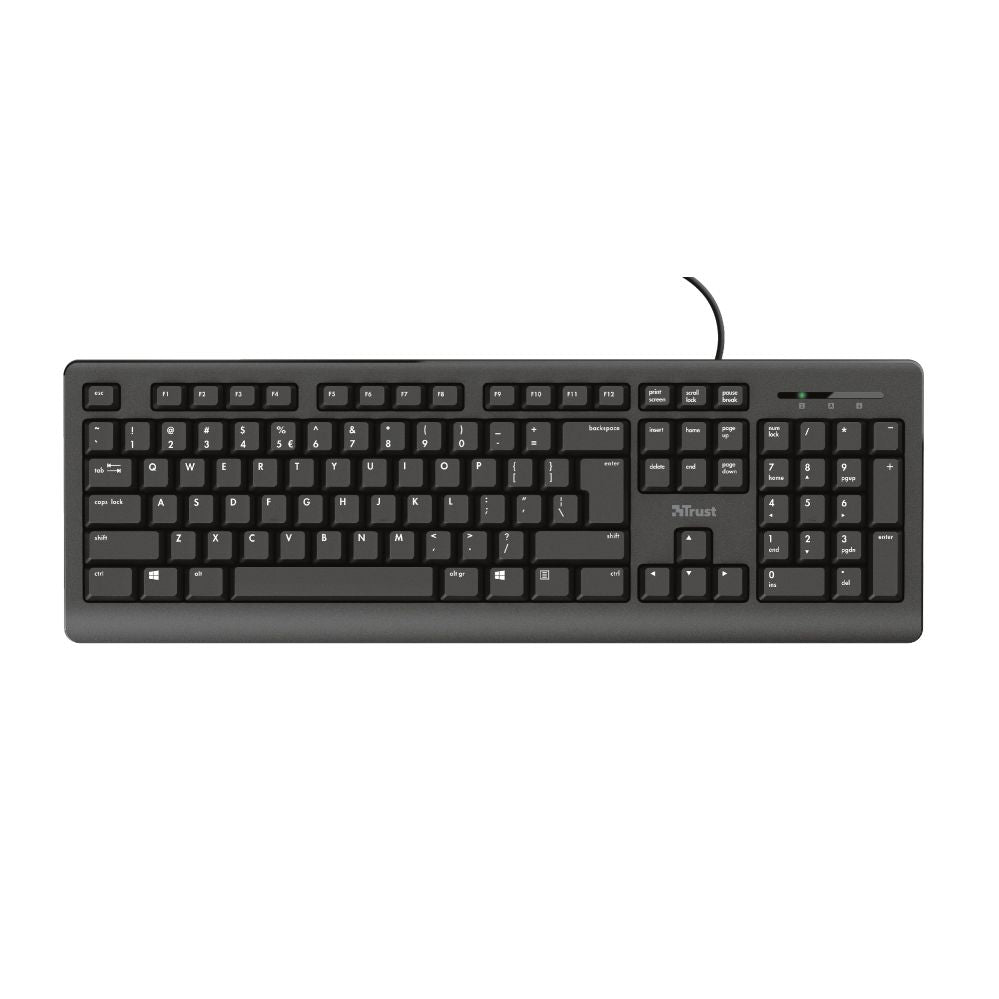 Trust - Tastatur Primo schwarz