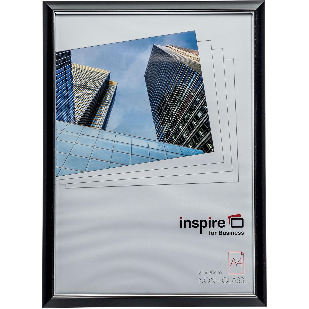 Inspire for Business - cadre photo Easyloader, noir, ft A4