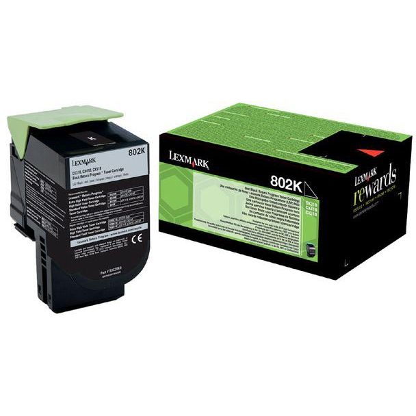 Lexmark - Tonerkartusche 80c20k0 prebate schwarz