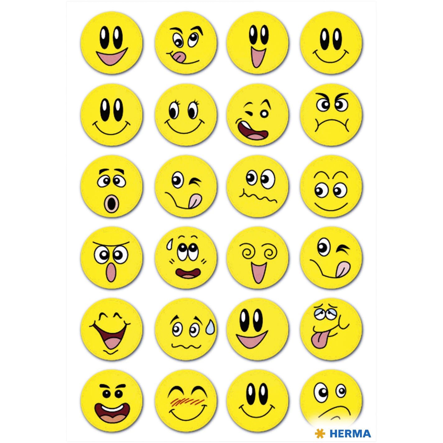 HERMA - Etiket 3657 smiley met wiebeleffect | 10 stuks