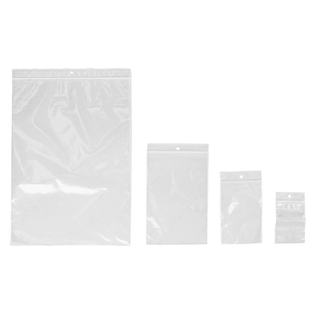 IEZZY - Verpackungsbeutel Grip 70x100mm 50mu wiederverschließbar 25 Stück